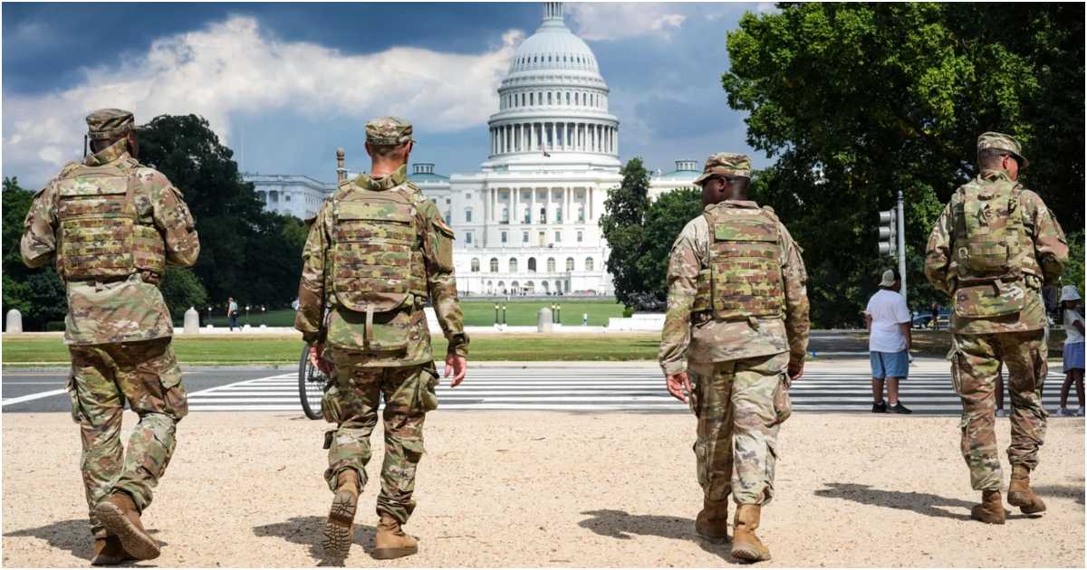 রাজধানীতে ন্যাশনাল গার্ডের ৩০০ থেকে ৪০০ সেনা মোতায়েন করা হবে বলে জানায়  ওয়েস্ট ভার্জিনিয়া গভর্নর প্যাট্রিক মরিসির দপ্তর। ছবি: এনবিসি নিউজ